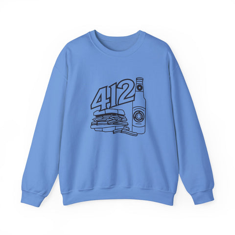 412 Icon - Gildan 18000 Heavy Blend™ Crewneck Sweatshirt Sweatshirt - YinzerShop