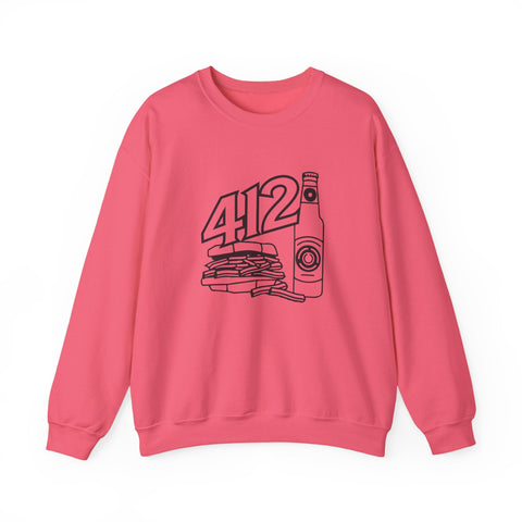 412 Icon - Gildan 18000 Heavy Blend™ Crewneck Sweatshirt Sweatshirt - YinzerShop