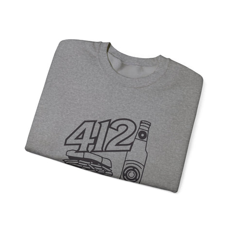 412 Icon - Gildan 18000 Heavy Blend™ Crewneck Sweatshirt Sweatshirt - YinzerShop