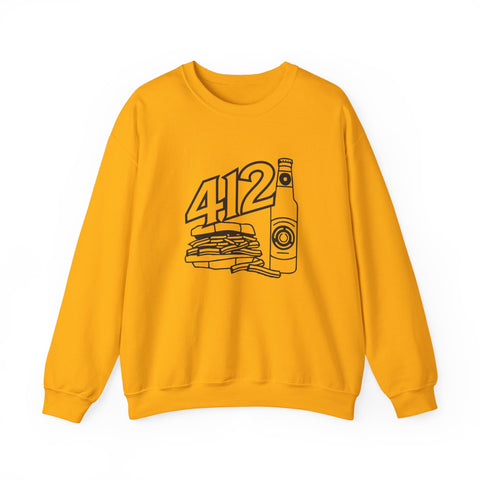 412 Icon - Gildan 18000 Heavy Blend™ Crewneck Sweatshirt Sweatshirt - YinzerShop