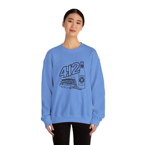 412 Icon - Gildan 18000 Heavy Blend™ Crewneck Sweatshirt Sweatshirt - YinzerShop