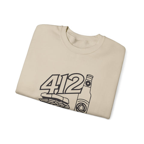 412 Icon - Gildan 18000 Heavy Blend™ Crewneck Sweatshirt Sweatshirt - YinzerShop