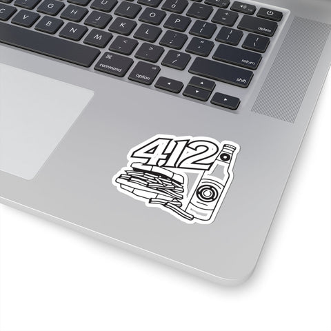 412 Icon - Kiss-Cut Stickers Paper Products - YinzerShop
