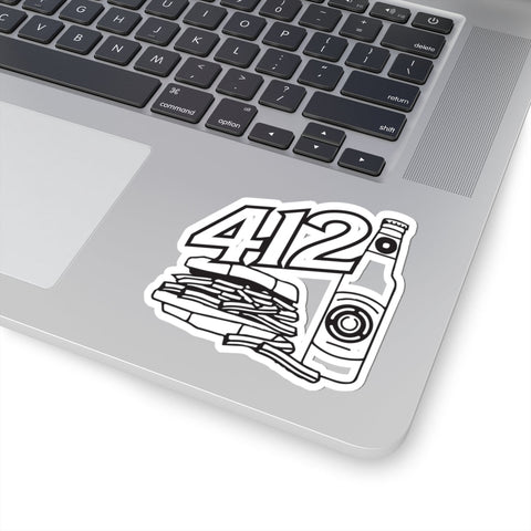 412 Icon - Kiss-Cut Stickers Paper Products - YinzerShop
