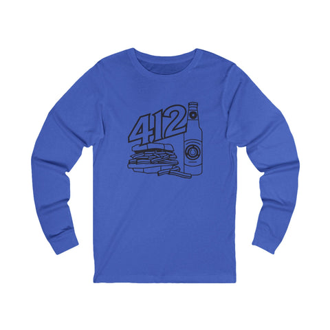 412 Icon Long Sleeve Tee Long Sleeve Shirt - YinzerShop