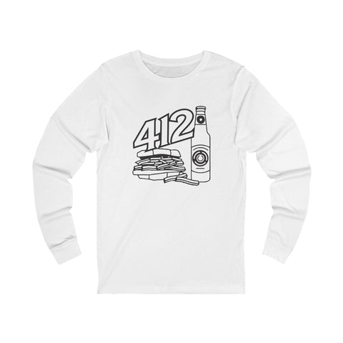 412 Icon Long Sleeve Tee Long Sleeve Shirt - YinzerShop