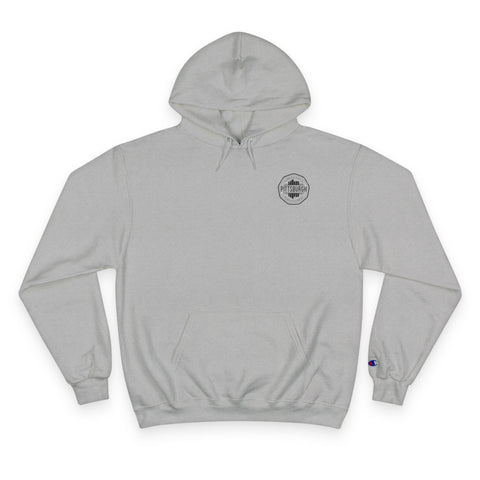 412 Icon - Print on back - Champion Hoodie Hoodie - YinzerShop