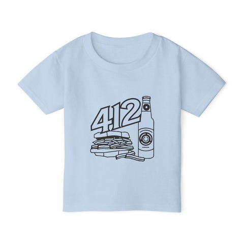 412 Icon - Toddler T-Shirt Kids Apparel - YinzerShop