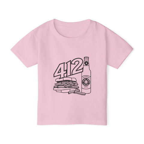 412 Icon - Toddler T-Shirt Kids Apparel - YinzerShop