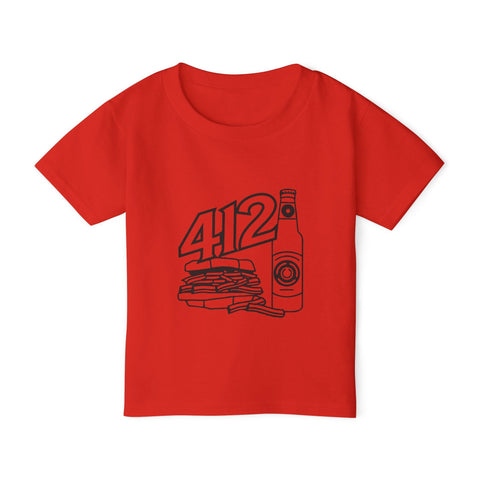 412 Icon - Toddler T-Shirt Kids Apparel - YinzerShop