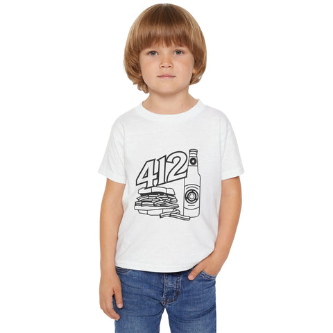 412 Icon - Toddler T-Shirt Kids Apparel - YinzerShop