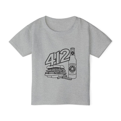 412 Icon - Toddler T-Shirt Kids Apparel - YinzerShop