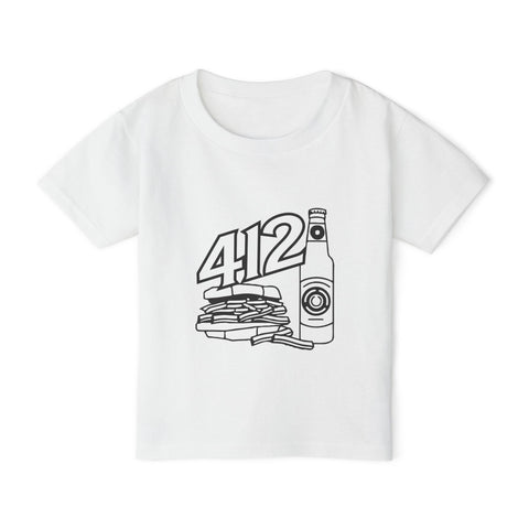 412 Icon - Toddler T-Shirt Kids Apparel - YinzerShop