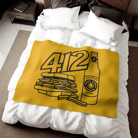 412 Icon - TT Style - Sweatshirt Blanket Home Decor - YinzerShop