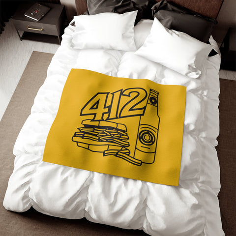412 Icon - TT Style - Sweatshirt Blanket Home Decor - YinzerShop