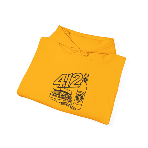 412 Icon - Unisex Heavy Blend™ Hooded Sweatshirt Hoodie - YinzerShop