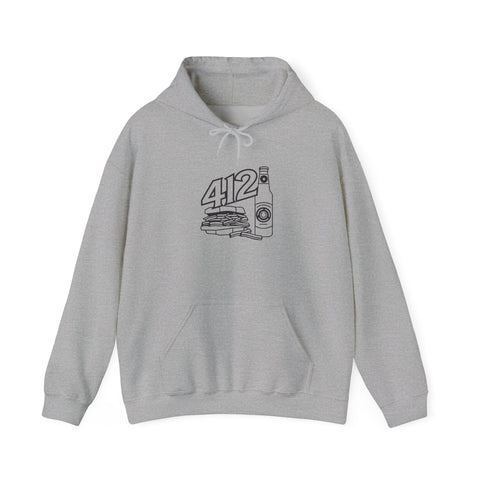 412 Icon - Unisex Heavy Blend™ Hooded Sweatshirt Hoodie - YinzerShop
