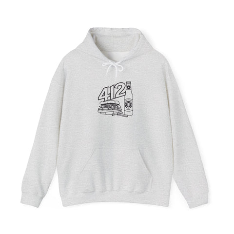 412 Icon - Unisex Heavy Blend™ Hooded Sweatshirt Hoodie - YinzerShop