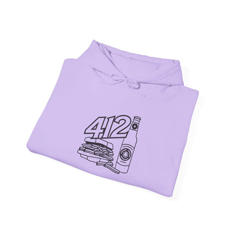 412 Icon - Unisex Heavy Blend™ Hooded Sweatshirt Hoodie - YinzerShop