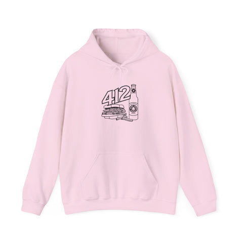 412 Icon - Unisex Heavy Blend™ Hooded Sweatshirt Hoodie - YinzerShop