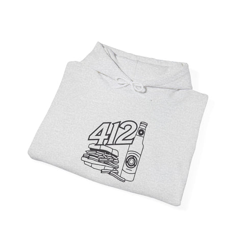 412 Icon - Unisex Heavy Blend™ Hooded Sweatshirt Hoodie - YinzerShop