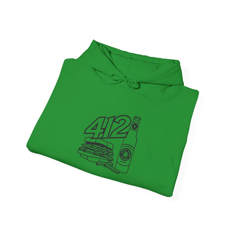 412 Icon - Unisex Heavy Blend™ Hooded Sweatshirt Hoodie - YinzerShop