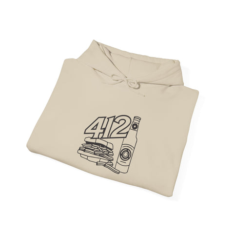 412 Icon - Unisex Heavy Blend™ Hooded Sweatshirt Hoodie - YinzerShop