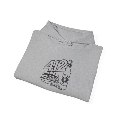 412 Icon - Unisex Heavy Blend™ Hooded Sweatshirt Hoodie - YinzerShop