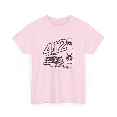 412 Icon Unisex Heavy Cotton Tee T-Shirt - YinzerShop
