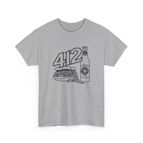 412 Icon Unisex Heavy Cotton Tee T-Shirt - YinzerShop