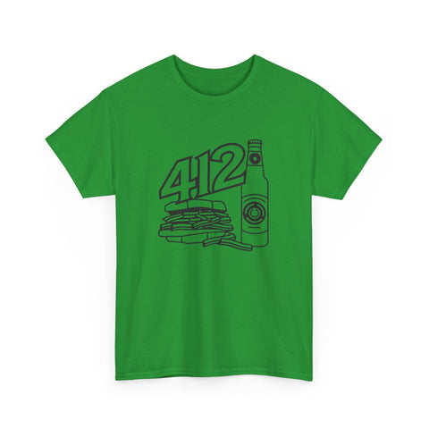 412 Icon Unisex Heavy Cotton Tee T-Shirt - YinzerShop