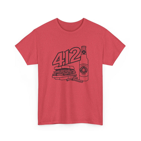 412 Icon Unisex Heavy Cotton Tee T-Shirt - YinzerShop