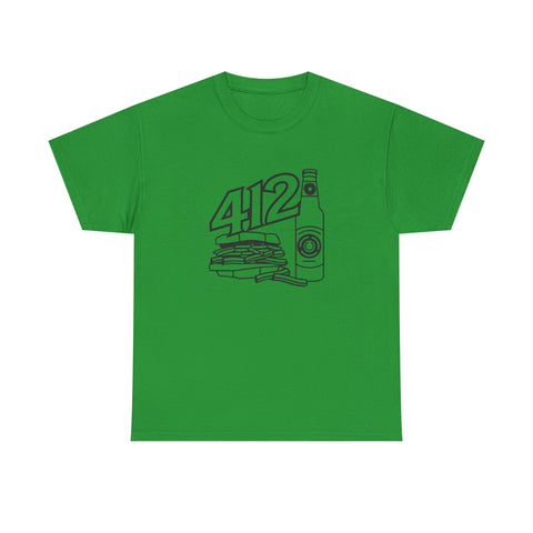 412 Icon Unisex Heavy Cotton Tee T-Shirt - YinzerShop