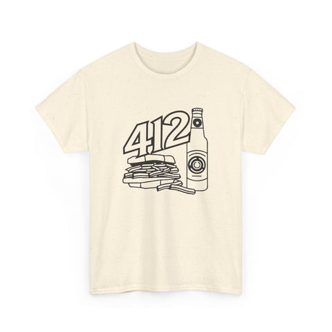412 Icon Unisex Heavy Cotton Tee T-Shirt - YinzerShop