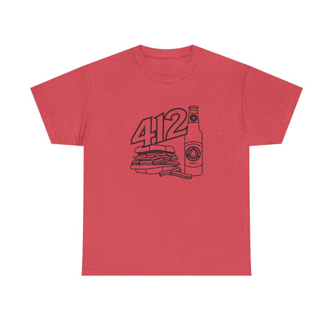 412 Icon Unisex Heavy Cotton Tee T-Shirt - YinzerShop