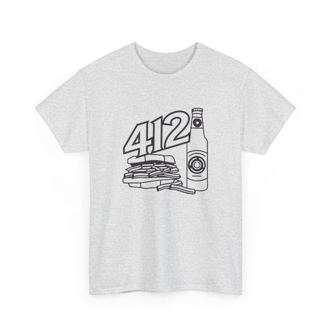 412 Icon Unisex Heavy Cotton Tee T-Shirt - YinzerShop