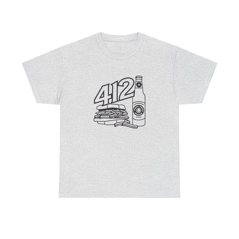 412 Icon Unisex Heavy Cotton Tee T-Shirt - YinzerShop