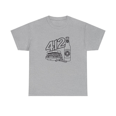 412 Icon Unisex Heavy Cotton Tee T-Shirt - YinzerShop