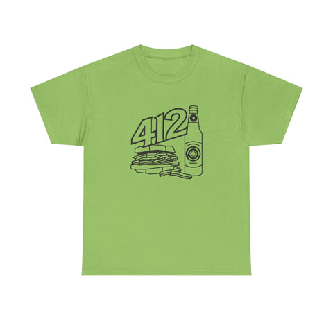 412 Icon Unisex Heavy Cotton Tee T-Shirt - YinzerShop