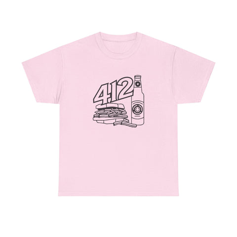 412 Icon Unisex Heavy Cotton Tee T-Shirt - YinzerShop