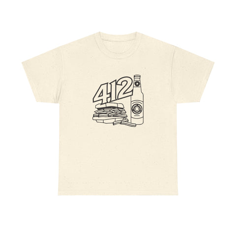 412 Icon Unisex Heavy Cotton Tee T-Shirt - YinzerShop