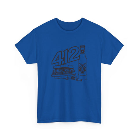 412 Icon Unisex Heavy Cotton Tee T-Shirt - YinzerShop