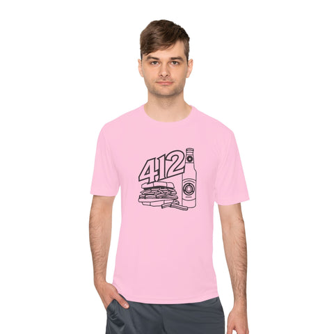 412 Icon Unisex Moisture Wicking Tee T-Shirt - YinzerShop