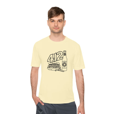 412 Icon Unisex Moisture Wicking Tee T-Shirt - YinzerShop