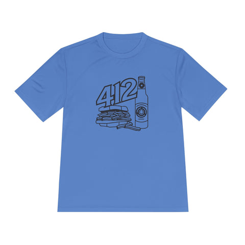 412 Icon Unisex Moisture Wicking Tee T-Shirt - YinzerShop
