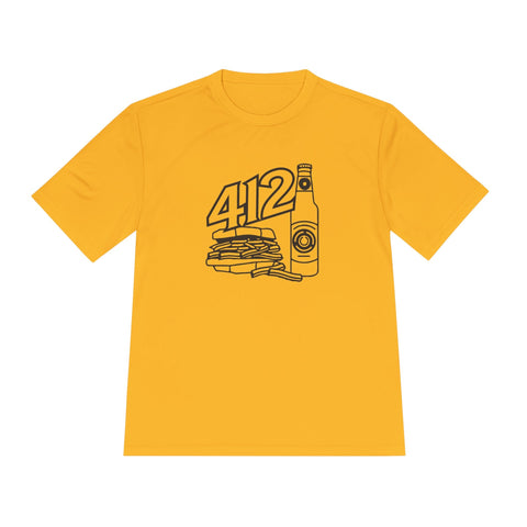 412 Icon Unisex Moisture Wicking Tee T-Shirt - YinzerShop