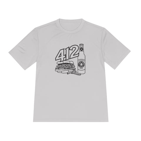 412 Icon Unisex Moisture Wicking Tee T-Shirt - YinzerShop