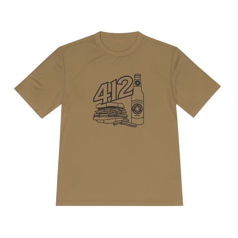 412 Icon Unisex Moisture Wicking Tee T-Shirt - YinzerShop