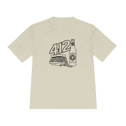 412 Icon Unisex Moisture Wicking Tee T-Shirt - YinzerShop