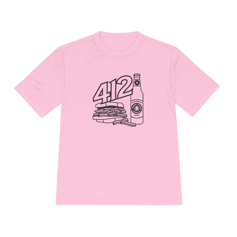 412 Icon Unisex Moisture Wicking Tee T-Shirt - YinzerShop